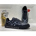 Philipp Plein logo plaque Embellished Lace Up Sneakers For Men in 259982, cheap Philipp Plein