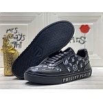 Philipp Plein logo plaque Embellished Lace Up Sneakers For Men in 259982, cheap Philipp Plein
