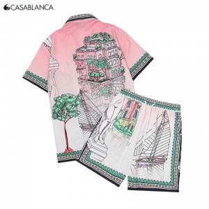 $62.00,Casablanca Shirt And Short Two Piece Suit Unisex # 260454
