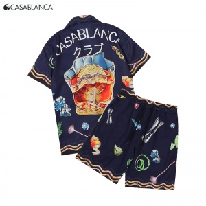 $62.00,Casablanca Shirt And Short Two Piece Suit Unisex # 260456