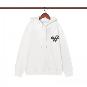 $42.00,Off White Drawstring Hoodies Unisex # 260528