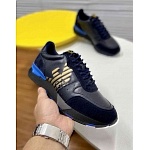 Armani Lace Up Sneaker For Men in 260034, cheap Armani Leisure Shoes