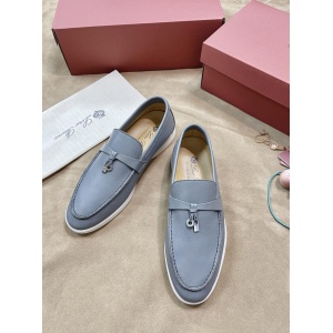 $89.00,Loro Piana Summer Charms Walk Suede Moccasins Loafer For Men # 263023