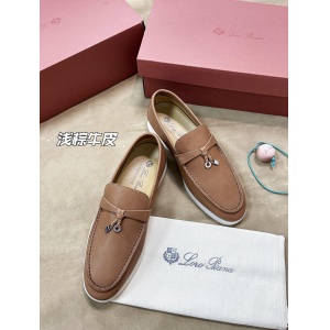 $89.00,Loro Piana Summer Charms Walk Suede Moccasins Loafer For Men # 263024