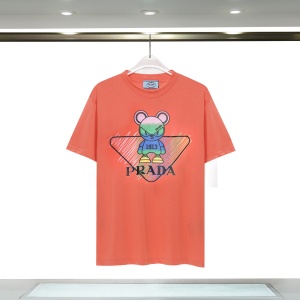 $26.00,Prada Short Sleeve T Shirts Unisex # 263670