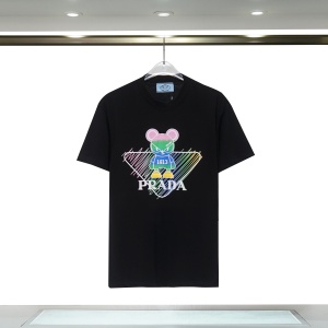 $26.00,Prada Short Sleeve T Shirts Unisex # 263671