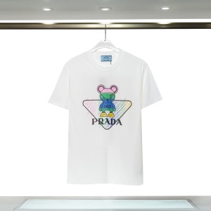 $26.00,Prada Short Sleeve T Shirts Unisex # 263672