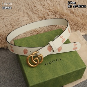 $48.00,Gucci 3.0cm Width Belts For Men # 263910