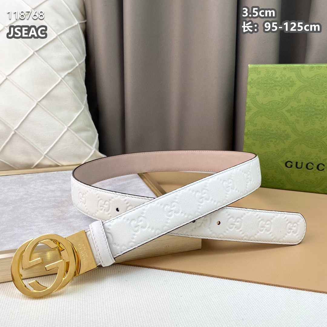 Gucci 3.5cm Width Belts For Men # 263913