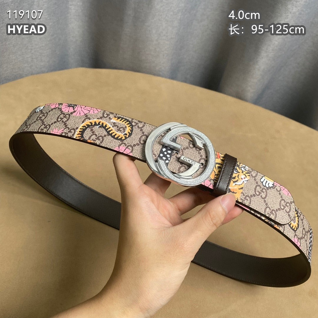 Gucci 4.0cm Width Belts For Men # 263947