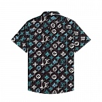 Louis Vuitton Short Sleeve Shirts Unisex # 263655, cheap Louis Vuitton Shirts