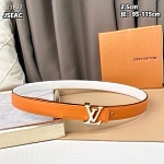 Louis Vuitton 2.5cm Width Belts  # 263985, cheap LouisVuitton Belts
