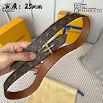 Louis Vuitton 2.5cm Width Belts  # 263986