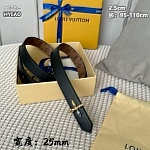 Louis Vuitton 2.5cm Width Belts  # 263987, cheap LouisVuitton Belts