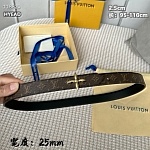 Louis Vuitton 2.5cm Width Belts  # 263989