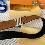 Louis Vuitton 3.0cm Width Belts  # 263990, cheap LouisVuitton Belts