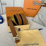 Louis Vuitton 3.0cm Width Belts  # 263991