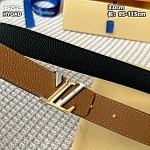 Louis Vuitton 3.0cm Width Belts  # 263991, cheap LouisVuitton Belts