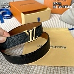 Louis Vuitton 3.0cm Width Belts  # 263992, cheap LouisVuitton Belts