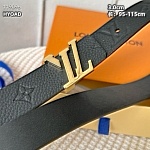 Louis Vuitton 3.0cm Width Belts  # 263993, cheap LouisVuitton Belts