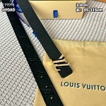 Louis Vuitton 3.0cm Width Belts  # 263993, cheap LouisVuitton Belts