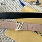 Louis Vuitton 3.0cm Width Belts  # 263994, cheap LouisVuitton Belts