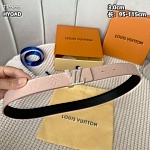 Louis Vuitton 3.0cm Width Belts  # 263994, cheap LouisVuitton Belts