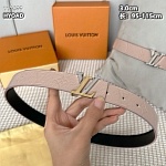 Louis Vuitton 3.0cm Width Belts  # 263995, cheap LouisVuitton Belts