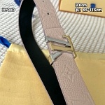 Louis Vuitton 3.0cm Width Belts  # 263995, cheap LouisVuitton Belts