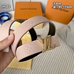 Louis Vuitton 3.0cm Width Belts  # 263996