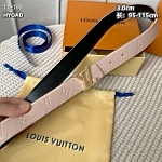 Louis Vuitton 3.0cm Width Belts  # 263996, cheap LouisVuitton Belts