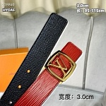 Louis Vuitton 3.0cm Width Belts  # 263998, cheap LouisVuitton Belts