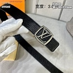 Louis Vuitton 3.0cm Width Belts  # 263999, cheap LouisVuitton Belts