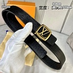 Louis Vuitton 3.0cm Width Belts  # 264000