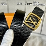 Louis Vuitton 3.0cm Width Belts  # 264000, cheap LouisVuitton Belts