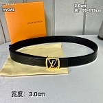 Louis Vuitton 3.0cm Width Belts  # 264000, cheap LouisVuitton Belts