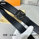 Louis Vuitton 3.0cm Width Belts  # 264001, cheap LouisVuitton Belts