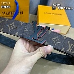 Louis Vuitton 4.0cm Width Belts  # 264043, cheap LouisVuitton Belts