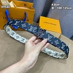 Louis Vuitton 4.0cm Width Belts  # 264045