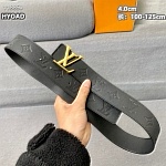 Louis Vuitton 4.0cm Width Belts  # 264046, cheap LouisVuitton Belts