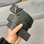 Louis Vuitton 4.0cm Width Belts  # 264048, cheap LouisVuitton Belts
