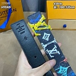 Louis Vuitton 4.0cm Width Belts  # 264055, cheap LouisVuitton Belts