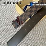 Louis Vuitton 4.0cm Width Belts  # 264063, cheap LouisVuitton Belts