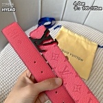 Louis Vuitton 4.0cm Width Belts  # 264067, cheap LouisVuitton Belts