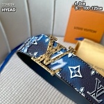 Louis Vuitton 4.0cm Width Belts # 264082, cheap LouisVuitton Belts
