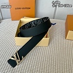 Louis Vuitton 4.0cm Width Belts # 264085, cheap LouisVuitton Belts