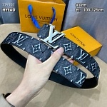 Louis Vuitton 4.0cm Width Belts # 264092, cheap LouisVuitton Belts