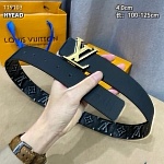 Louis Vuitton 4.0cm Width Belts # 264094, cheap LouisVuitton Belts