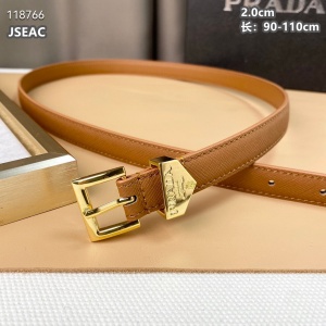 $52.00,2.0 cm Width Prada Belts For Women # 264429