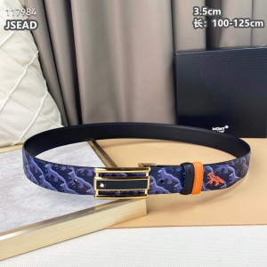 $52.00,3.5 cm Width Mont Blanca Belts For Women # 264444